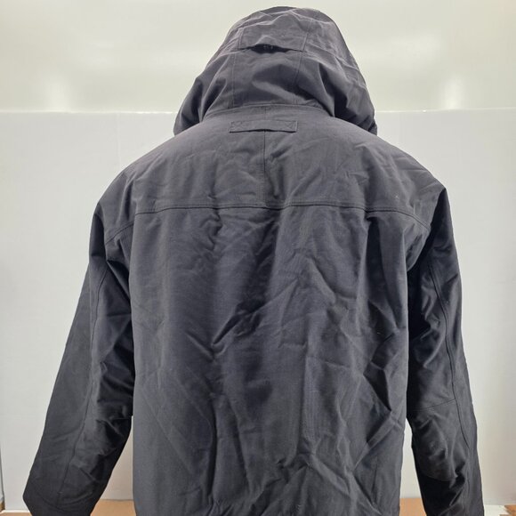 Duluth Trading Jacket Mens XL Black Whaleback Waterproof Work Coat Insulated - Picture 2 of 16